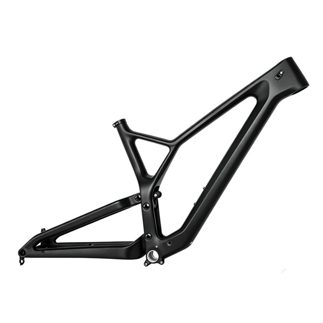 906 29 inch full suspension trail MTB carbon bicycle frame, carbon mountain bike frame for trail riding